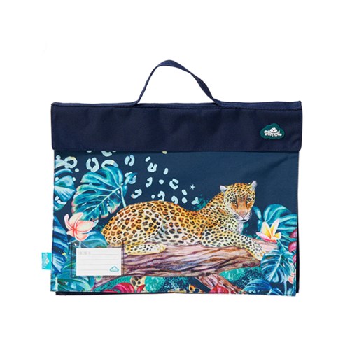 SPE-LBB-LPQ - SPENCIL LIBRARY BAG NYLON 37x28cm Leopard Queen